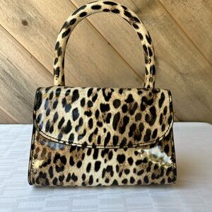 By Far Leopard mini bag